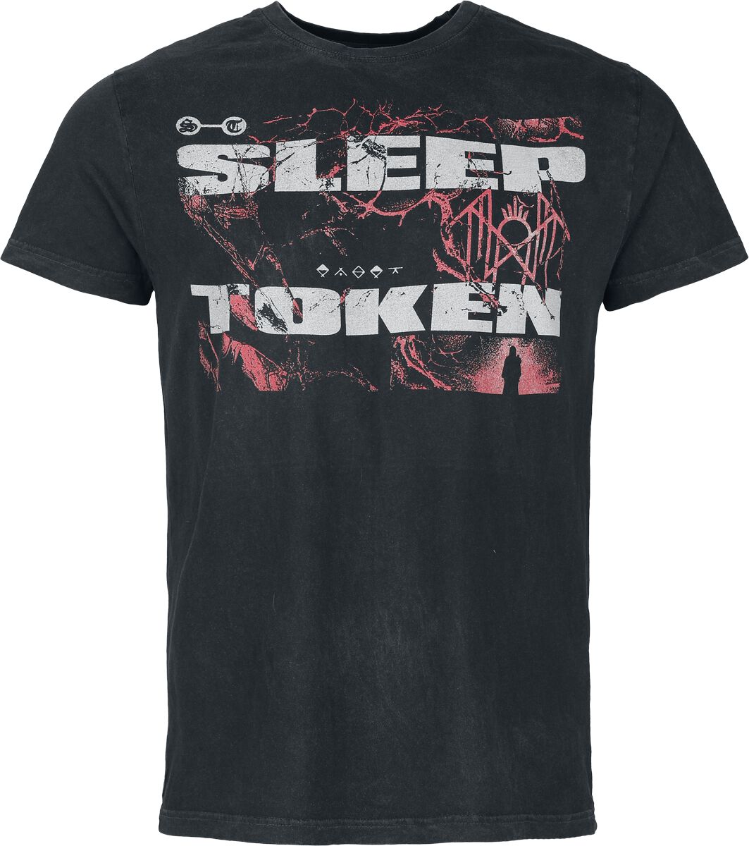 T-Shirt Manches courtes  de Sleep Token - Texture - S à 4XL - pour Homme - noir/gris - Sleep Token