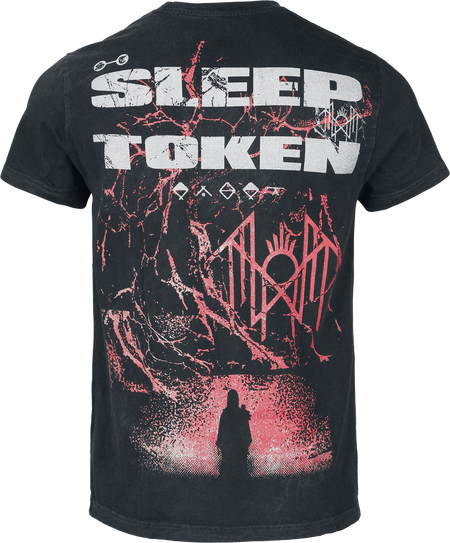 T-Shirt Manches courtes  de Sleep Token - Texture - S à 4XL - pour Homme - noir/gris - Sleep Token - View 2
