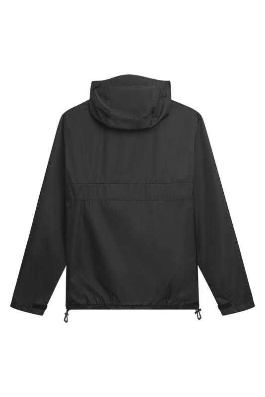 Veste mi-saison  de Unfair Athletics - Veste noire demi-zip en tissu ripstop - S à 3XL - pour Homme - noir - UNFAIR ATHLETICS - View 2
