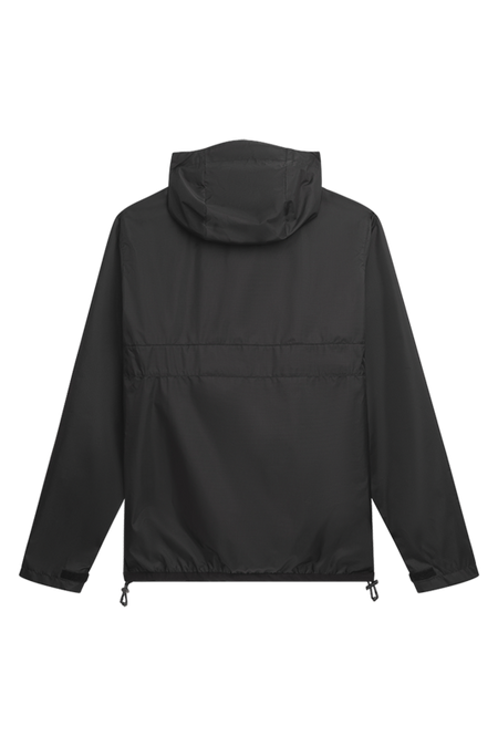 Veste mi-saison  de Unfair Athletics - Veste noire demi-zip en tissu ripstop - S à 3XL - pour Homme - noir - UNFAIR ATHLETICS - View 2