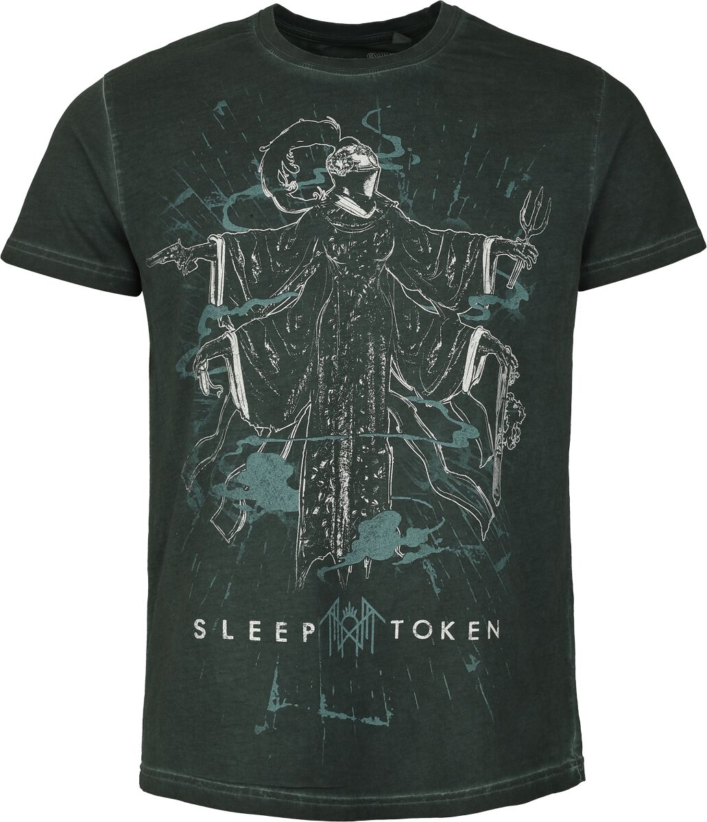 T-Shirt Manches courtes  de Sleep Token - Ascensionism - S à 4XL - pour Homme - vert - Sleep Token