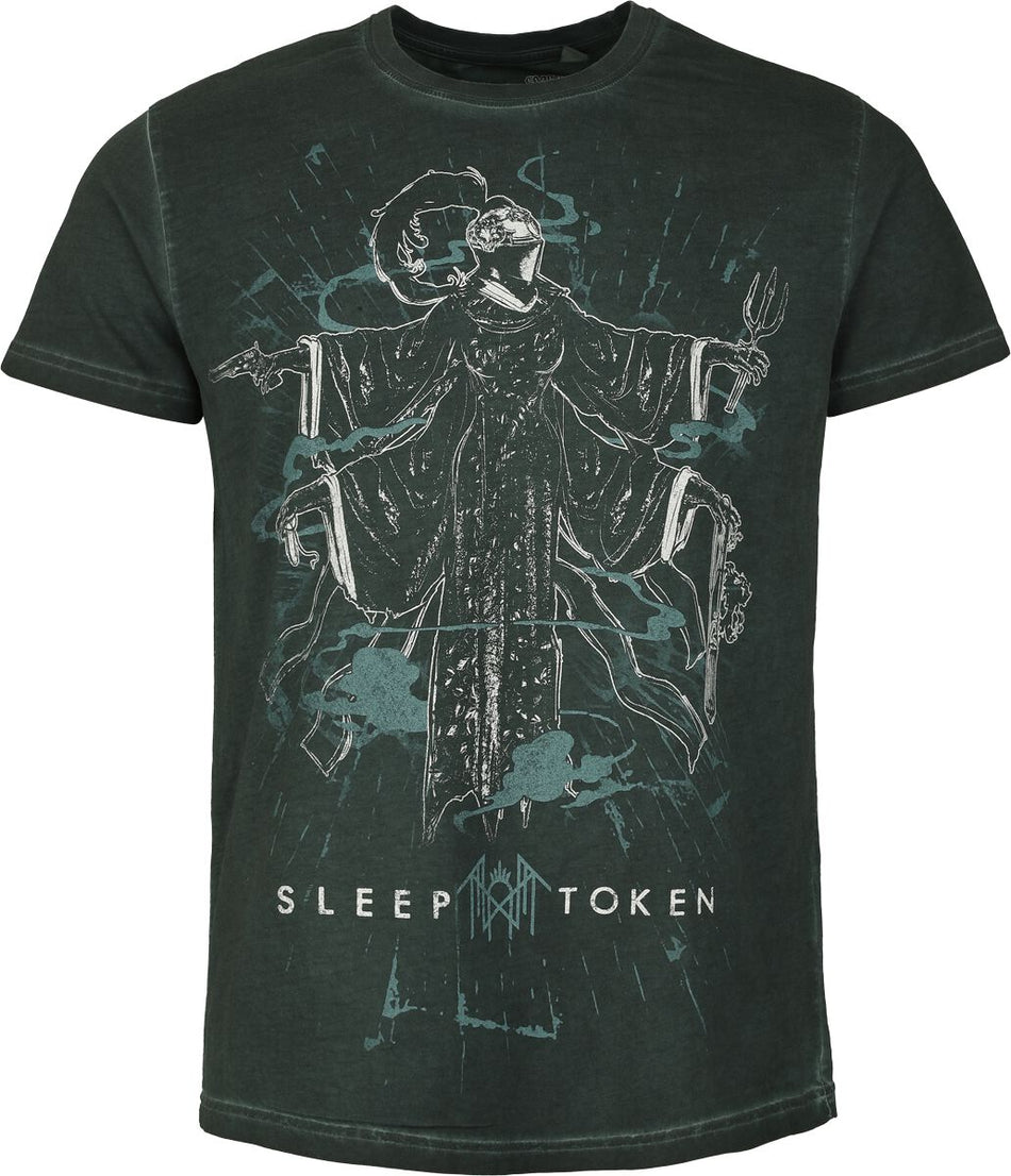 T-Shirt Manches courtes  de Sleep Token - Ascensionism - S à 4XL - pour Homme - vert - Sleep Token