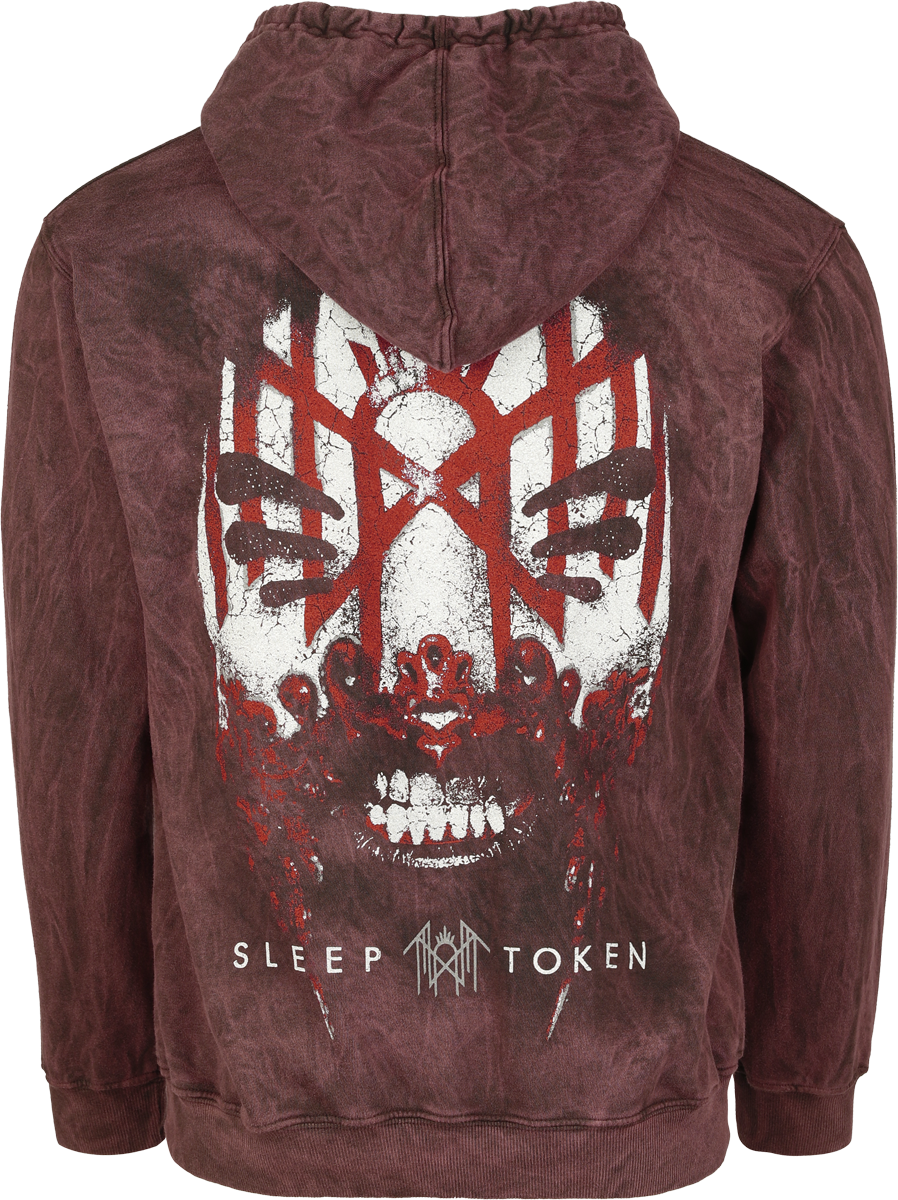 Sweat-shirt à capuche  de Sleep Token - Vessel - S à XXL - pour Homme - rouge - Sleep Token - View 2
