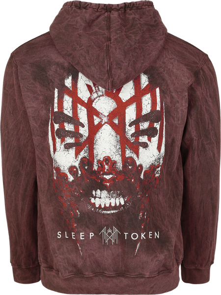 Sweat-shirt à capuche  de Sleep Token - Vessel - S à XXL - pour Homme - rouge - Sleep Token - View 2