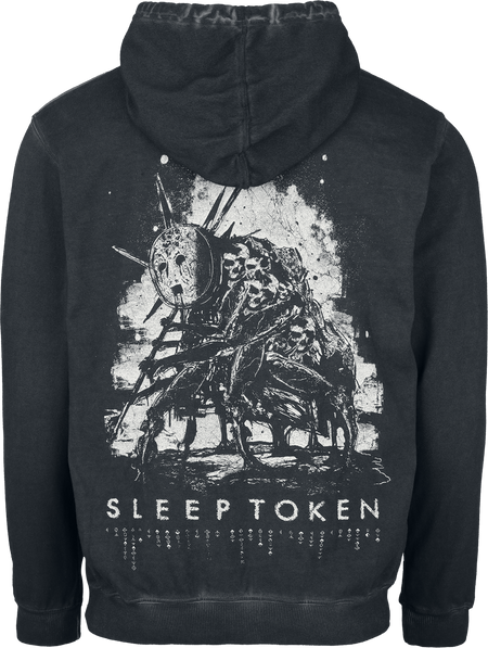 Sweat-shirt à capuche  de Sleep Token - Chokehold - S à XXL - pour Homme - anthracite - Sleep Token - View 2