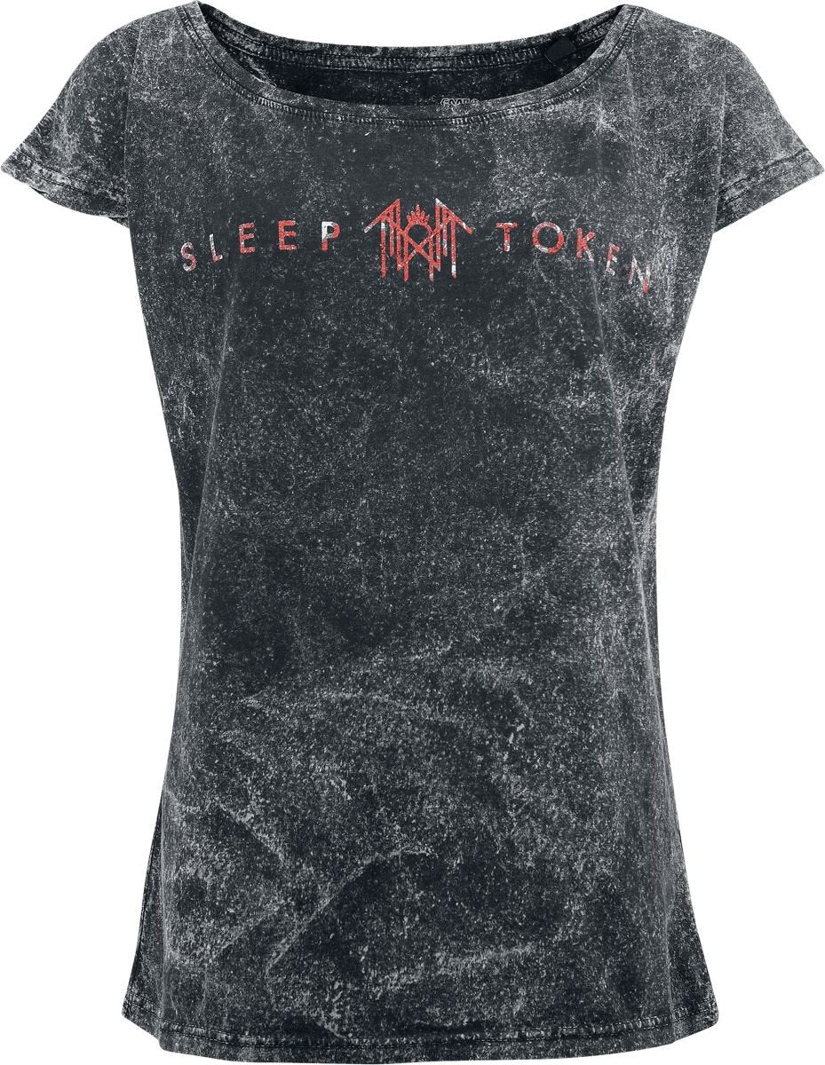T-Shirt Manches courtes  de Sleep Token - Moon Shadow - S à 4XL - pour Femme - noir/gris - Sleep Token