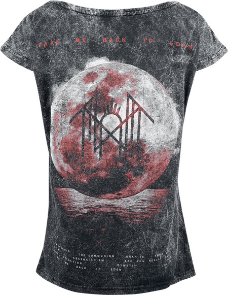 T-Shirt Manches courtes  de Sleep Token - Moon Shadow - S à 4XL - pour Femme - noir/gris - Sleep Token - View 2