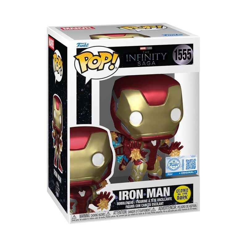 Iron Man - Iron Man (Phosphorescent) - Funko Pop! n°1555 - Funko Pop! - Funko Shop Europe - Iron Man