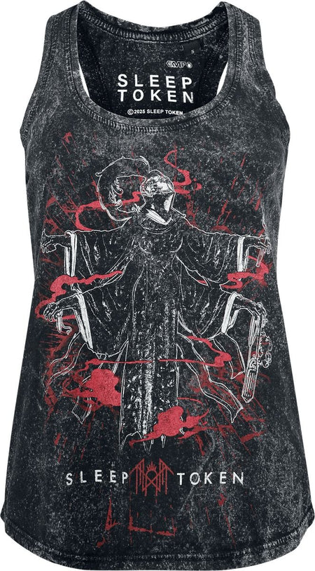 Top  de Sleep Token - Ascensionism - S à XXL - pour Femme - noir/gris - Sleep Token