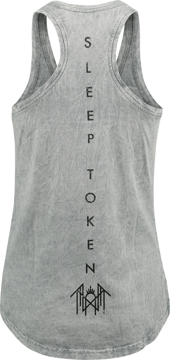 Top  de Sleep Token - Circle Logo - S à XL - pour Femme - gris - Sleep Token - View 2
