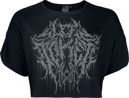 T-Shirt Manches courtes  de Sleep Token - Death Metal Logo - S à XXL - pour Femme - noir - Sleep Token