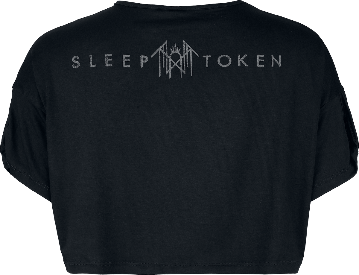 T-Shirt Manches courtes  de Sleep Token - Death Metal Logo - S à XXL - pour Femme - noir - Sleep Token - View 2