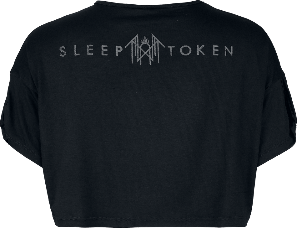 T-Shirt Manches courtes  de Sleep Token - Death Metal Logo - S à XXL - pour Femme - noir - Sleep Token - View 2