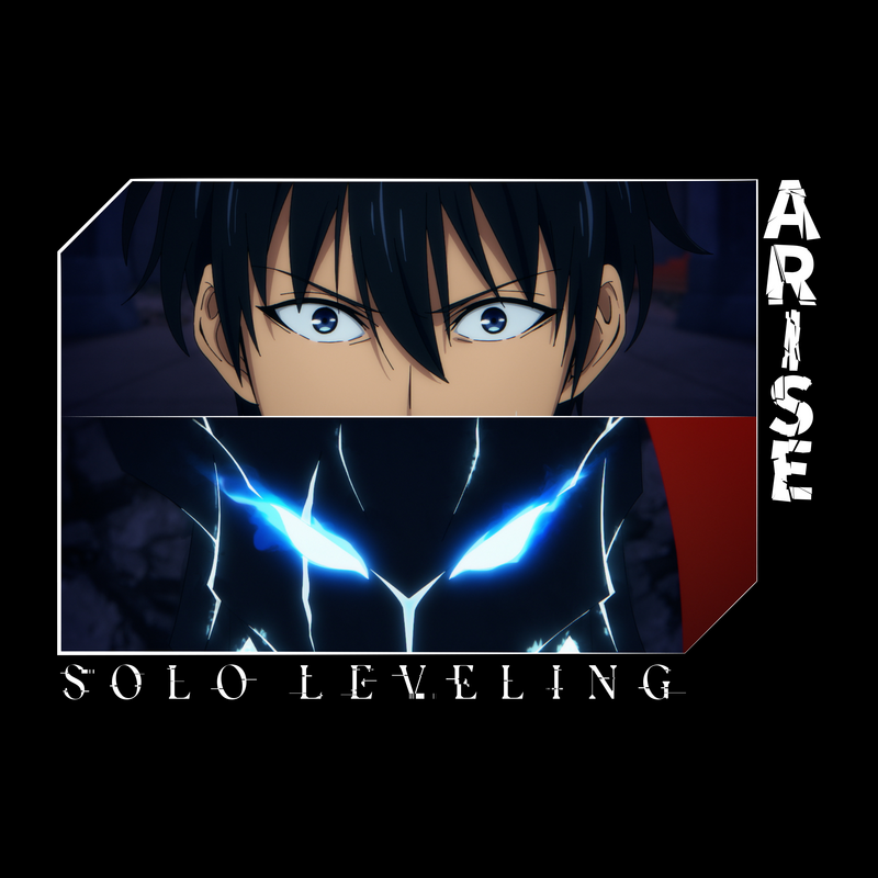 T-Shirt Manches courtes  de Solo Leveling - Arise - S à XXL - pour Homme - noir - Solo Leveling - View 2