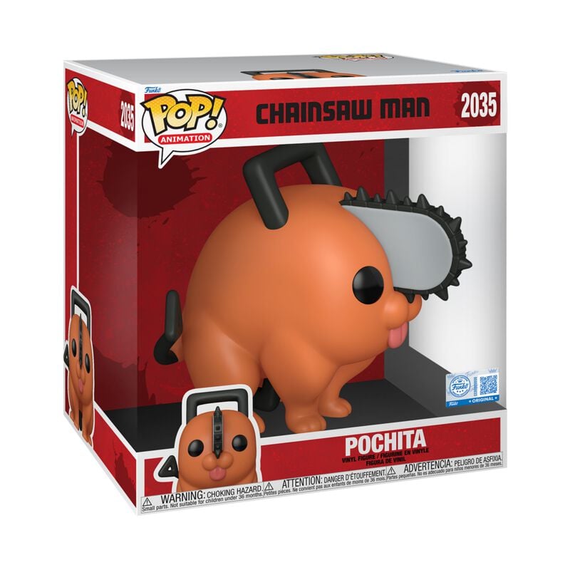 Chainsaw Man - Pochita (Jumbo Pop!) - Funko Pop! n°2035 - Funko Pop! - Funko Shop Europe - Chainsaw Man