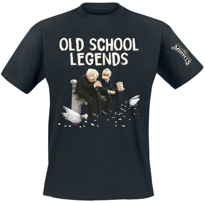T-Shirt Manches courtes  de Le Muppet Show - Statler und Waldorf - Old School Legends - M à 5XL - pour Homme - noir - Le Muppet Show
