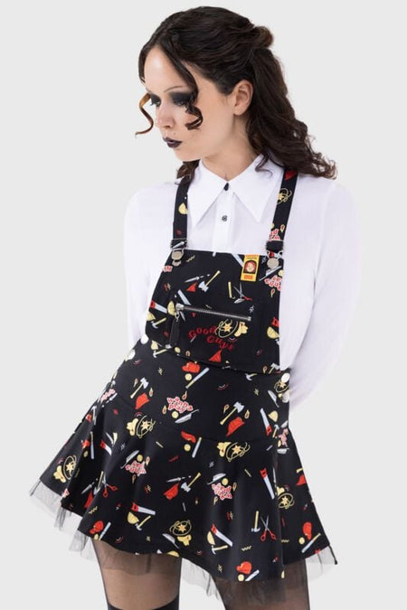 Robe courte Gothic de Killstar - Chucky - It's time to play - Robe Salopette - XS à 4XL - pour Femme - multicolore - Killstar