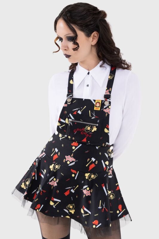 Robe courte Gothic de Killstar - Chucky - It's time to play - Robe Salopette - XS à 3XL - pour Femme - multicolore - Killstar