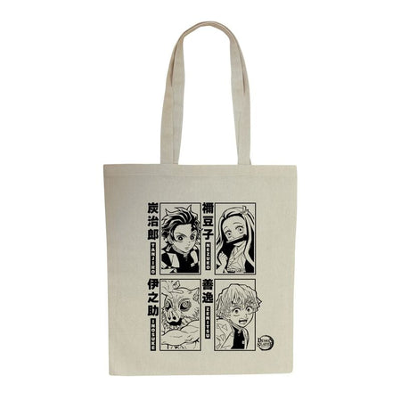 Sac En Tissu  de Demon Slayer - Tanjiro, Nezuko, Zenitsu & Inosuke - pour Unisexe - multicolore - Demon Slayer