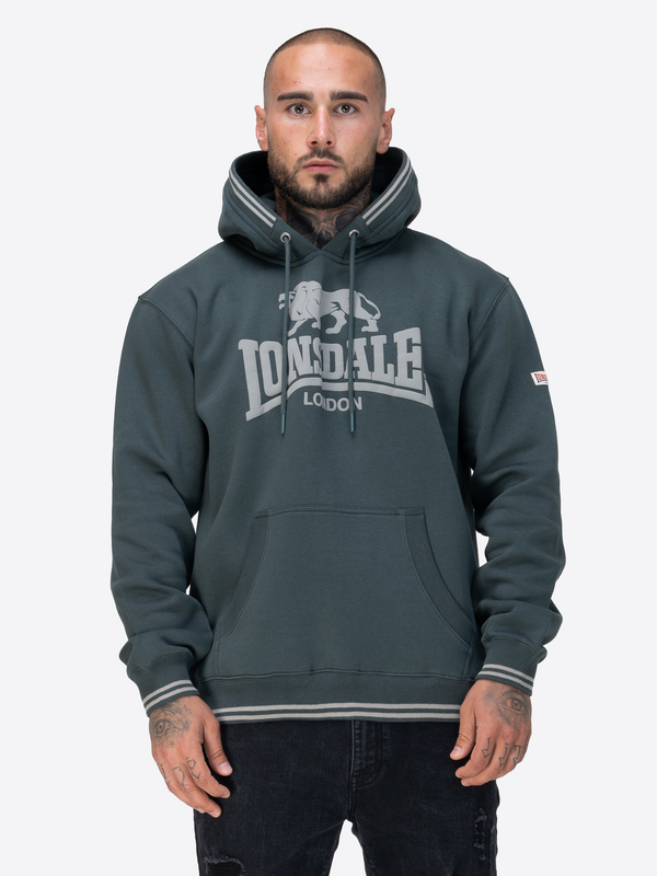 Sweat-shirt à capuche  de Lonsdale London - OUTWOOD - S à XXL - pour Homme - vert - Lonsdale London - View 2