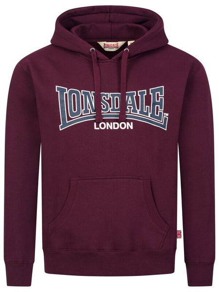 Sweat-shirt à capuche  de Lonsdale London - SELLAN - S à XXL - pour Homme - rouge - Lonsdale London