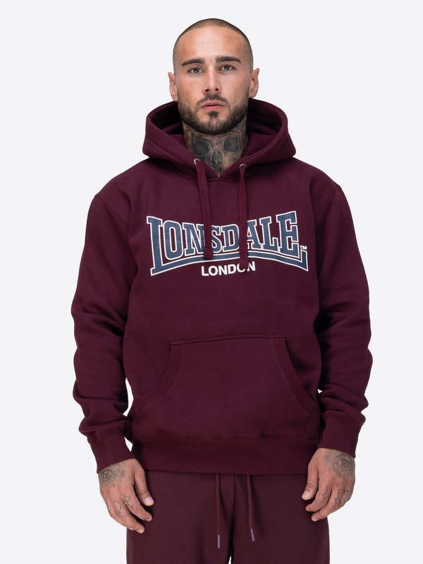 Sweat-shirt à capuche  de Lonsdale London - SELLAN - S à XXL - pour Homme - rouge - Lonsdale London - View 2