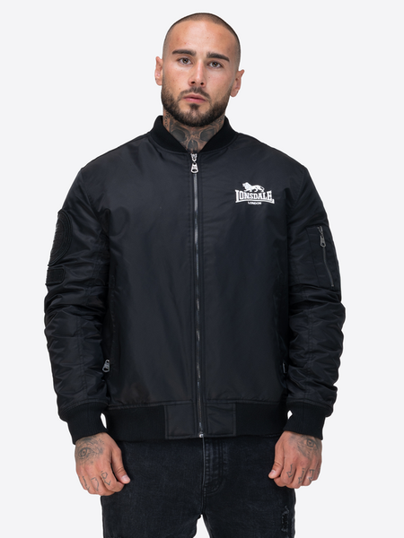 Veste mi-saison  de Lonsdale London - LUDFORD - S à XL - pour Homme - noir - Lonsdale London - View 2