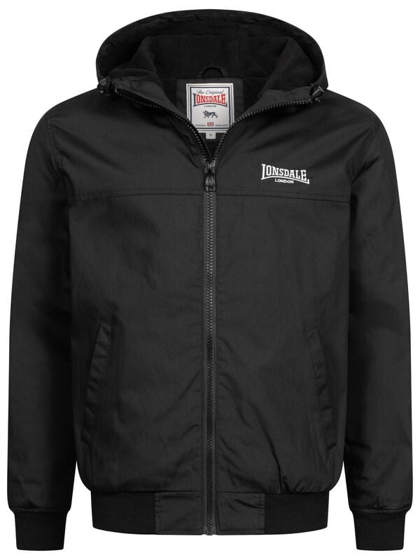 Veste mi-saison  de Lonsdale London - DUNSTER - S à 3XL - pour Homme - noir - Lonsdale London