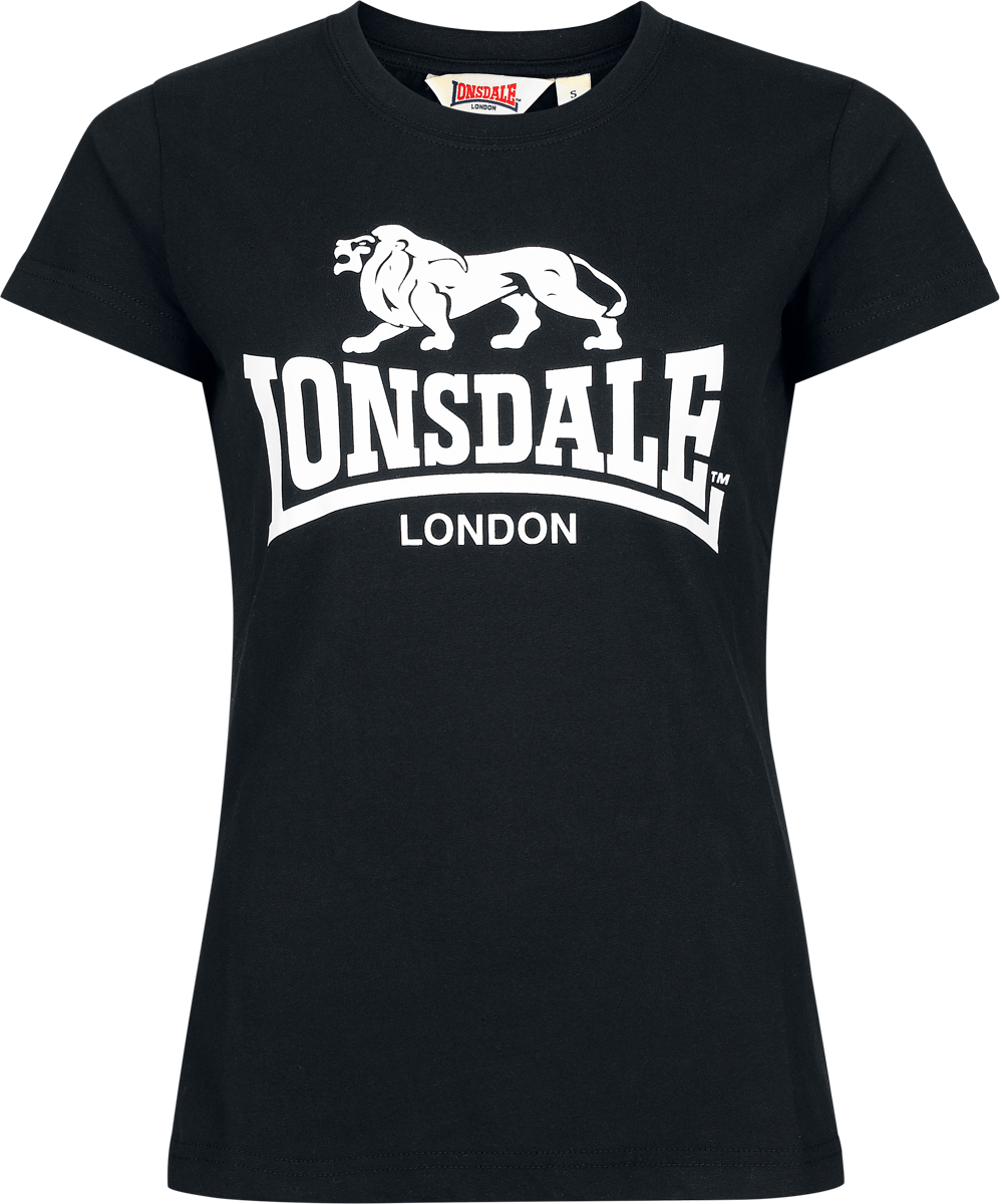 T-Shirt Manches courtes  de Lonsdale London - COMBE DOUBLE PACK - XS à XXL - pour Femme - noir - Lonsdale London - View 2