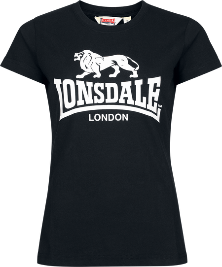 T-Shirt Manches courtes  de Lonsdale London - COMBE DOUBLE PACK - XS à XXL - pour Femme - noir - Lonsdale London - View 2
