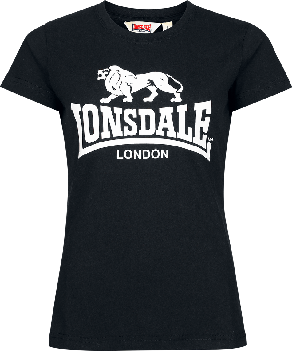 T-Shirt Manches courtes  de Lonsdale London - COMBE DOUBLE PACK - XS à XXL - pour Femme - noir - Lonsdale London - View 2