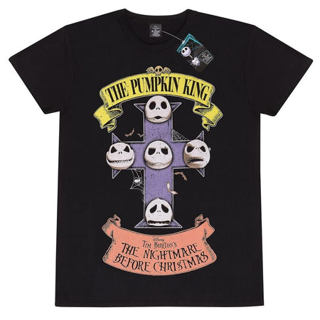 T-Shirt Manches courtes Disney de L'Étrange Noël De Monsieur Jack - The Pumpkin King - M à L - pour Homme - noir - L'Étrange Noël De Monsieur Jack