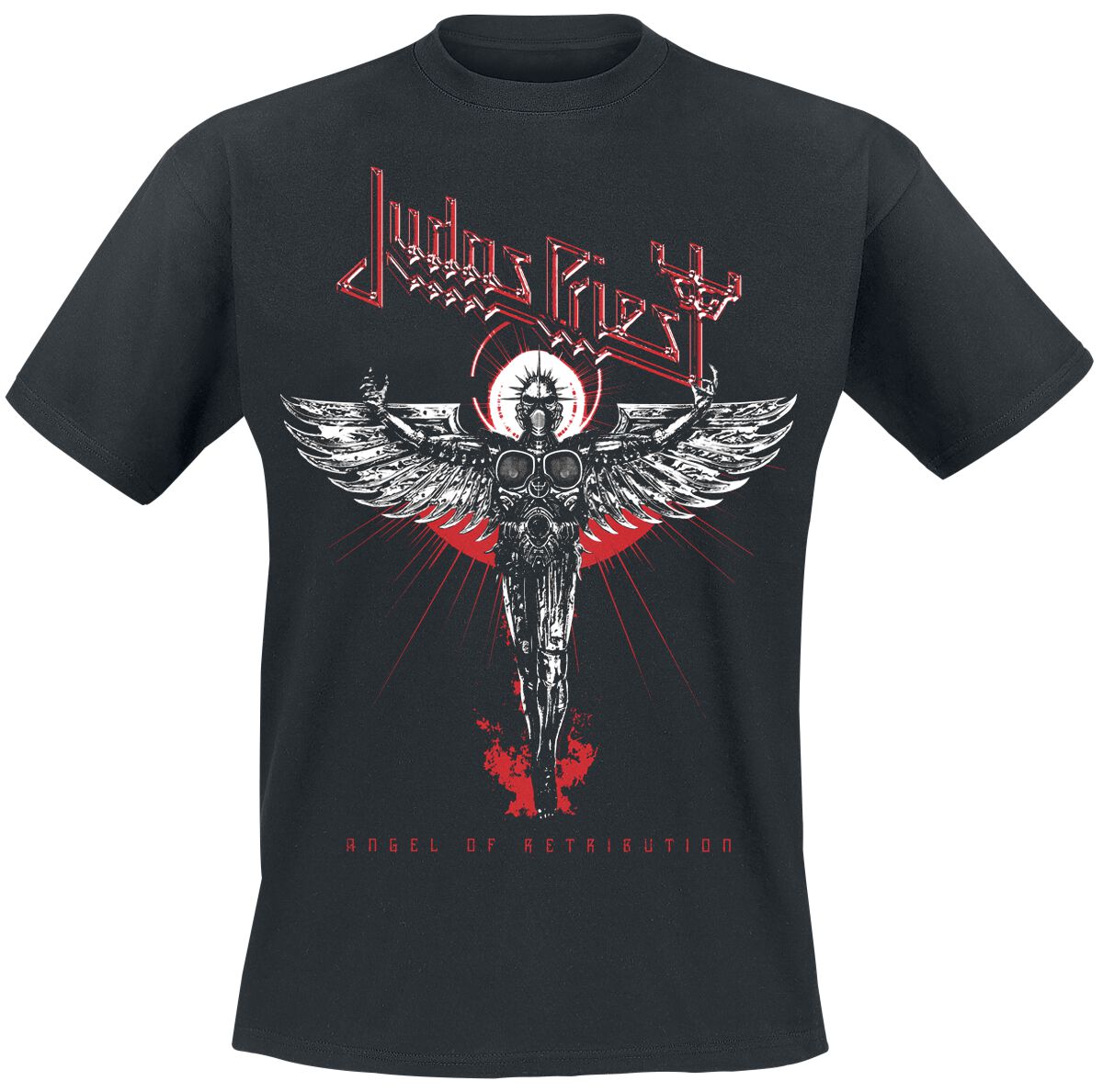 T-Shirt Manches courtes  de Judas Priest - Album Tracklisting - S à 4XL - pour Homme - noir - Judas Priest