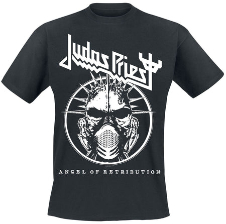 T-Shirt Manches courtes  de Judas Priest - Angel Headshot - S à 4XL - pour Homme - noir - Judas Priest