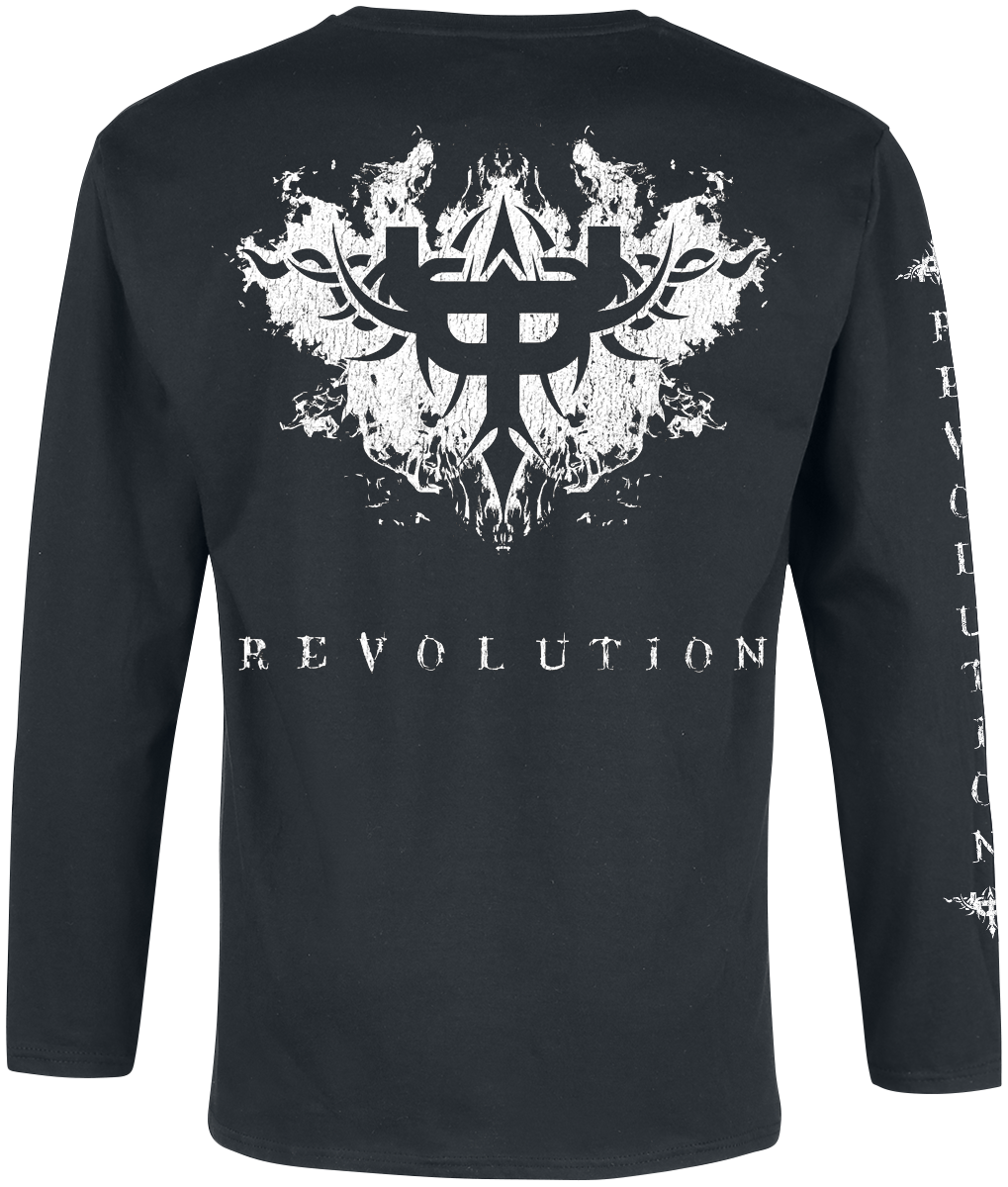T-shirt manches longues  de Judas Priest - Revolution Album - M à L - pour Homme - noir - Judas Priest - View 2