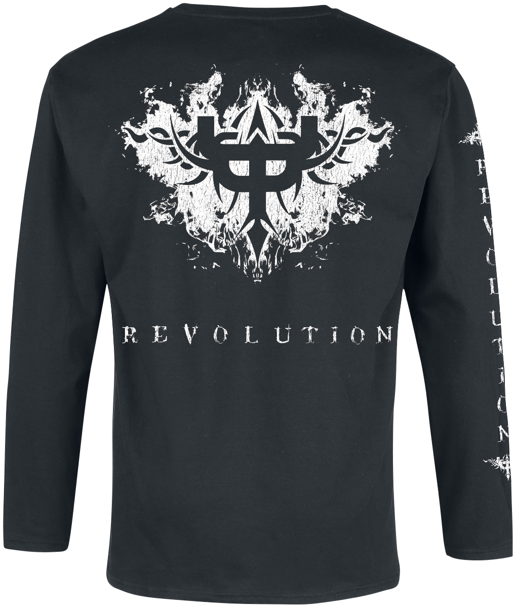 T-shirt manches longues  de Judas Priest - Revolution Album - S à XXL - pour Homme - noir - Judas Priest - View 2