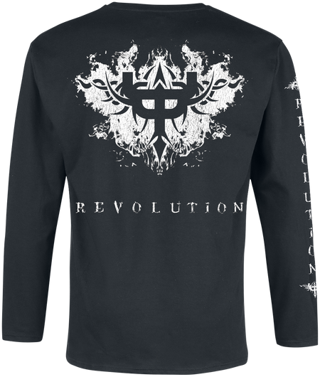 T-shirt manches longues  de Judas Priest - Revolution Album - S à XXL - pour Homme - noir - Judas Priest - View 2