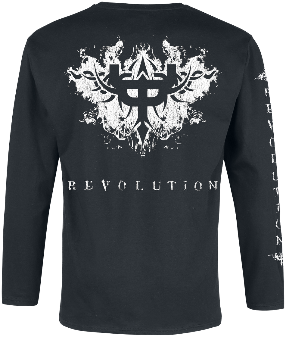 T-shirt manches longues  de Judas Priest - Revolution Album - S à XXL - pour Homme - noir - Judas Priest - View 2