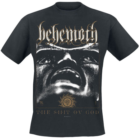 T-Shirt Manches courtes  de Behemoth - The Shit ov God - Reign In Hell - S à 3XL - pour Homme - noir - Behemoth