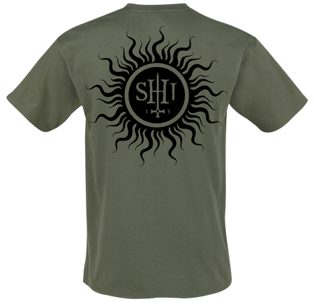T-Shirt Manches courtes  de Behemoth - The Shit ov God - Reign In Hell - S à 3XL - pour Homme - olive - Behemoth - View 2