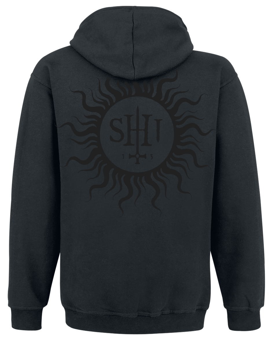 Sweat-shirt à capuche  de Behemoth - The Shit ov God - Sun - S à 4XL - pour Homme - noir - Behemoth - View 2