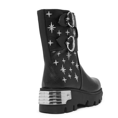 Bottes Gothic de KOI - Eclipsed Rituals Biker Boots - EU37 à EU41 - pour Femme - noir - KOI - View 2