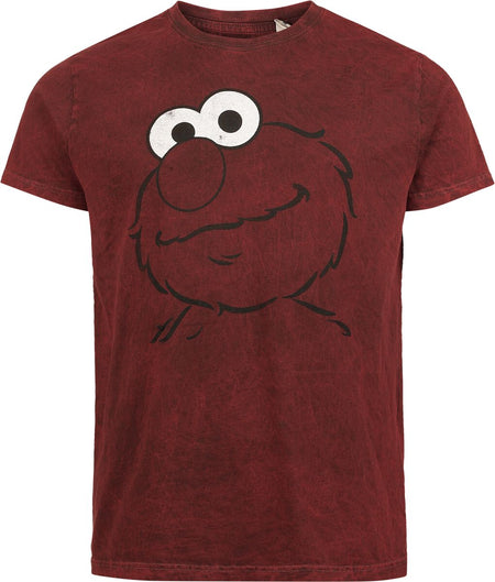 T-Shirt Manches courtes  de Sesame Street - Elmo Charmy - S à 4XL - pour Homme - rouge - Sesame Street