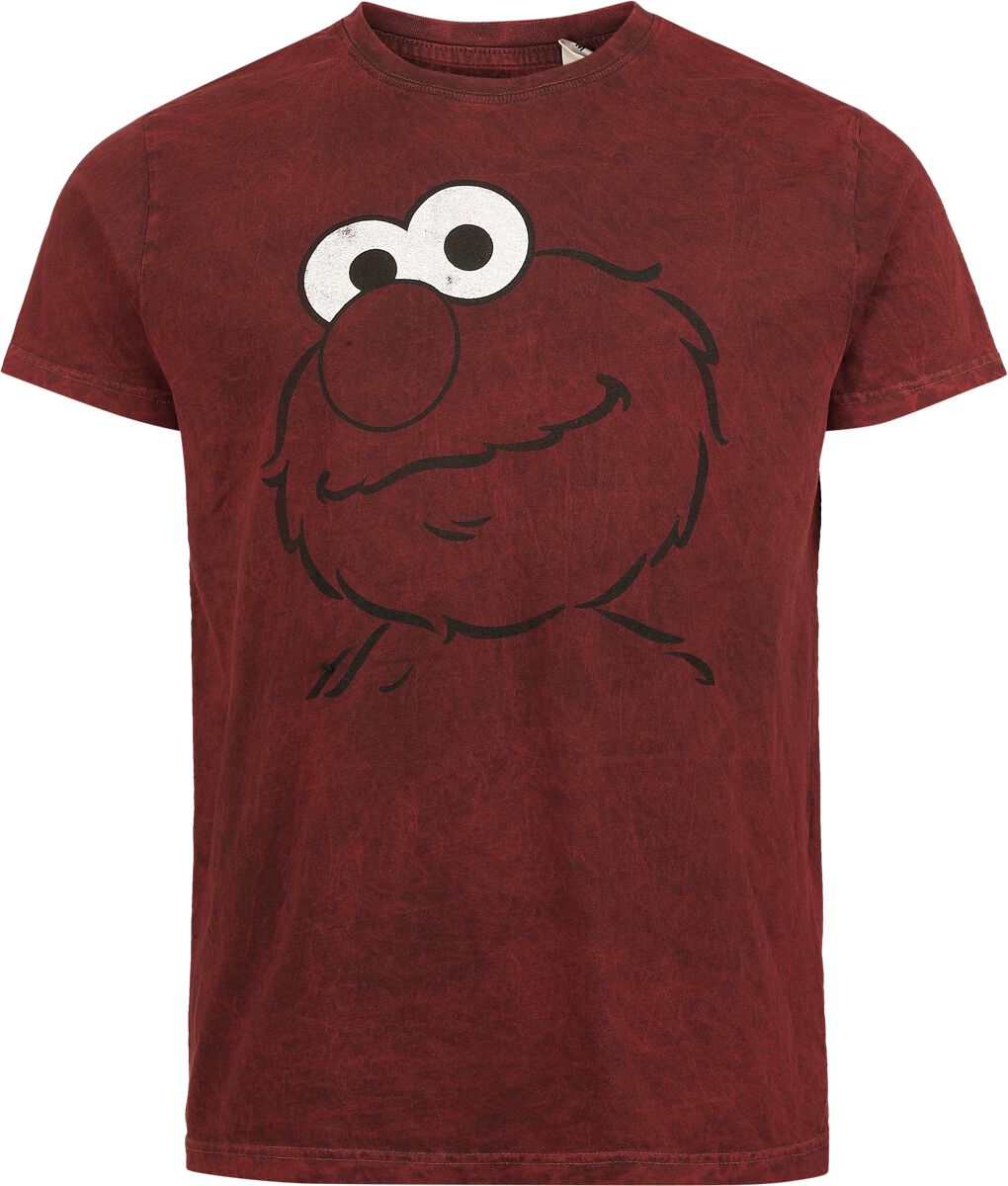 T-Shirt Manches courtes  de Sesame Street - Elmo Charmy - S à 4XL - pour Homme - rouge - Sesame Street
