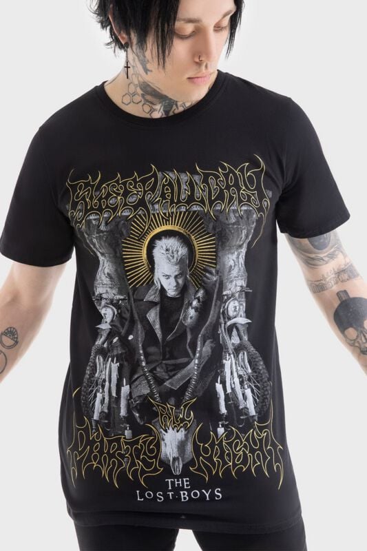T-Shirt Manches courtes  de Killstar - The Lost Boys - Sleep all day - T-shirt - M - pour Homme - noir - Killstar