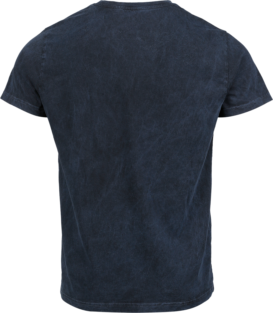 T-Shirt Manches courtes  de Sesame Street - Krümelmonster - Cookie Monster - Moonlight - S à 4XL - pour Homme - bleu - Sesame Street - View 2