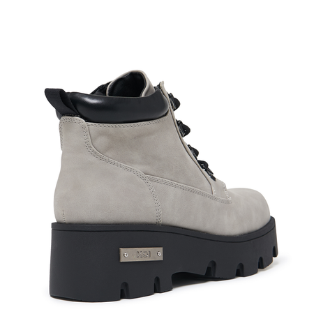 Bottes Gothic de KOI - Novus KOI Chunky Lace Up Boots - EU37 à EU41 - pour Femme - gris - KOI - View 2