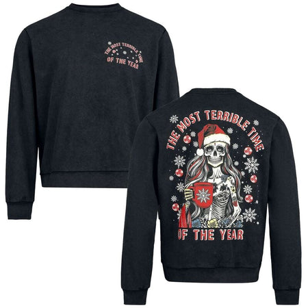 Pull De Noël  de Collection Spéciale EMP - Noël - S à XXL - pour Homme - noir - Collection Spéciale EMP