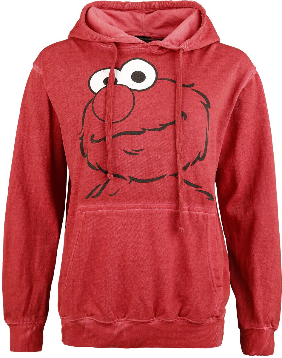 Sweat-shirt à capuche  de Sesame Street - Elmo Charmy - S à XXL - pour Femme - rouge - Sesame Street