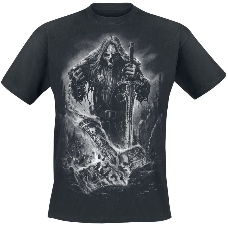 T-Shirt Manches courtes  de Toxic Angel - Einherjar - S à 5XL - pour Homme - noir - Toxic Angel